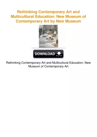 Rethinking Contemporary Art and Multicultural Education: New Museum of