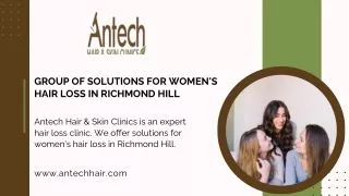 Group Of Solutions For Women's Hair Loss In Richmond Hill
