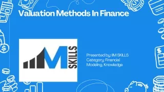 valuation methods in finance
