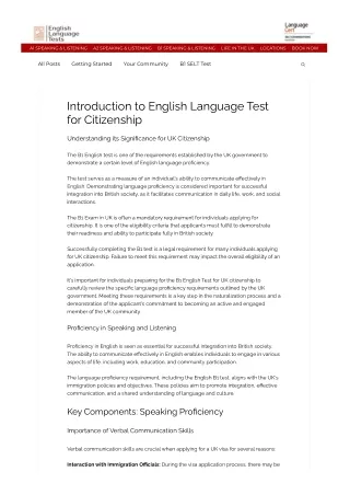 B1 Exam UK