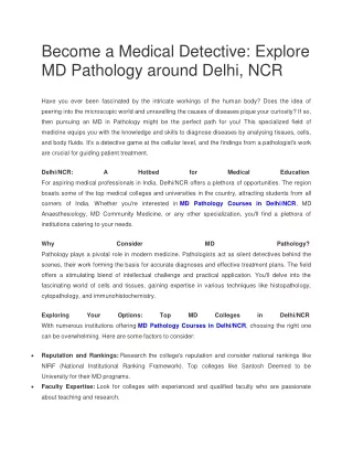 become a medical detective explore md pathology