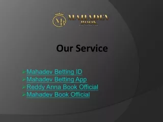 Mahadev Book ID - Mahadev Online Exchange Betting ID