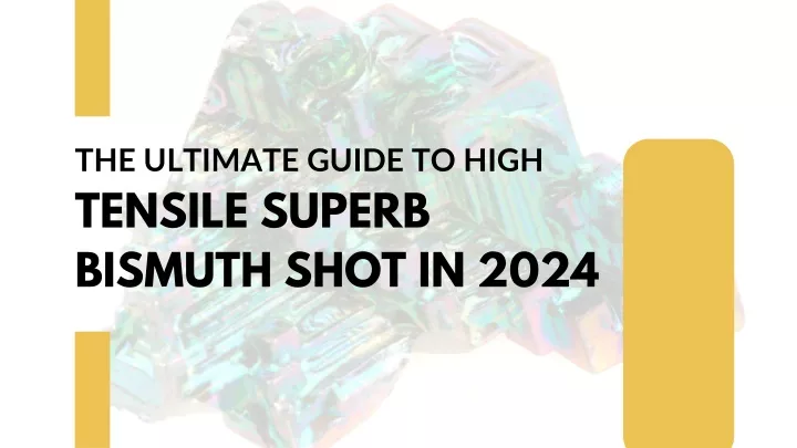 the ultimate guide to high