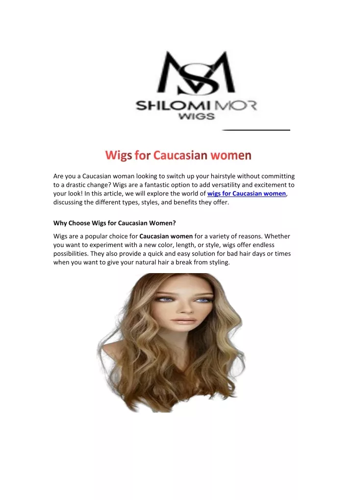 are you a caucasian woman looking to switch