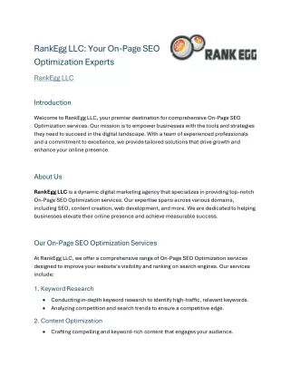 RankEgg Seo