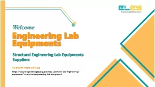 Structural Engineering Lab Equipments Suppliers