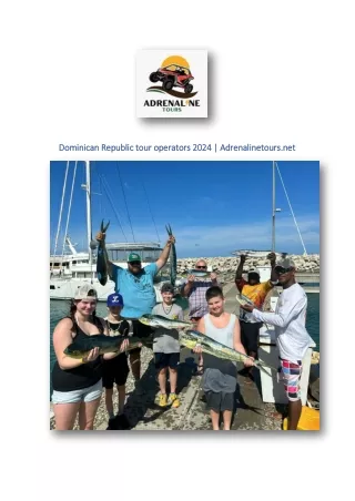 dominican republic tour operators 2024