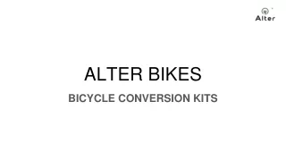 alter bikes