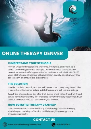 Online Therapy in Denver | Embodied Integrations