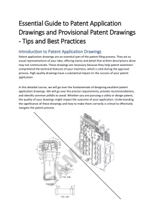 essential guide to patent application essential