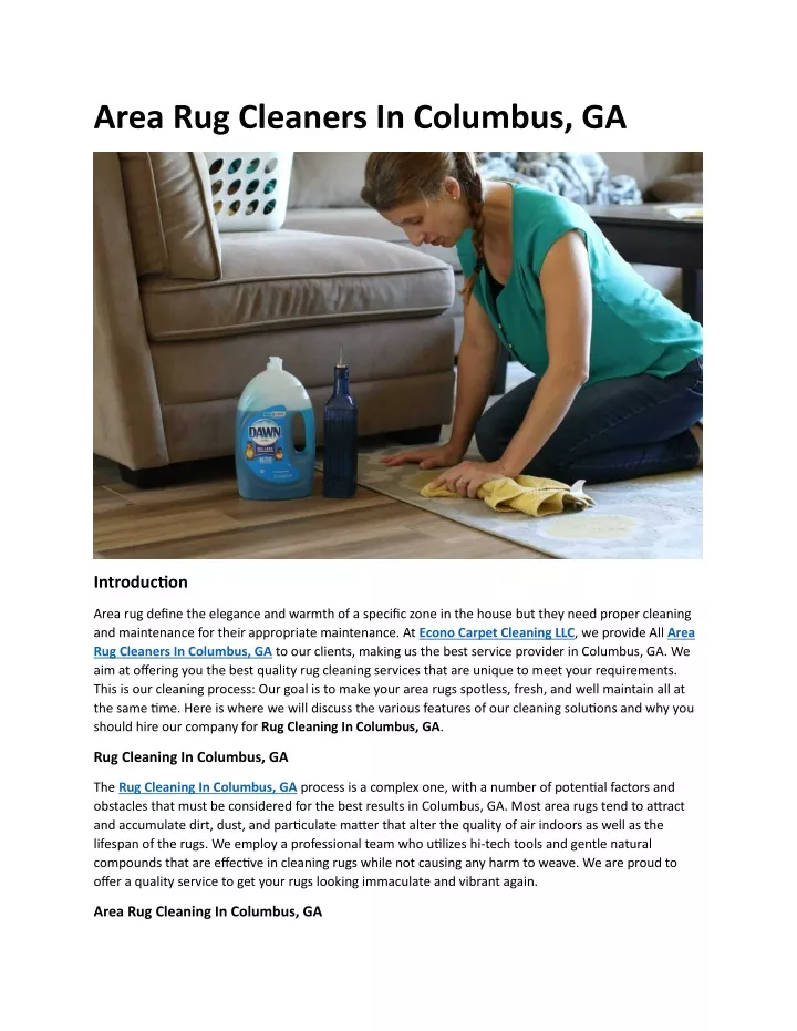 area rug cleaners in columbus ga