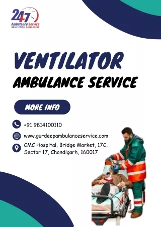 Ventilator Ambulance Service in Chandigarh