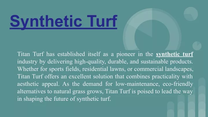 synthetic turf