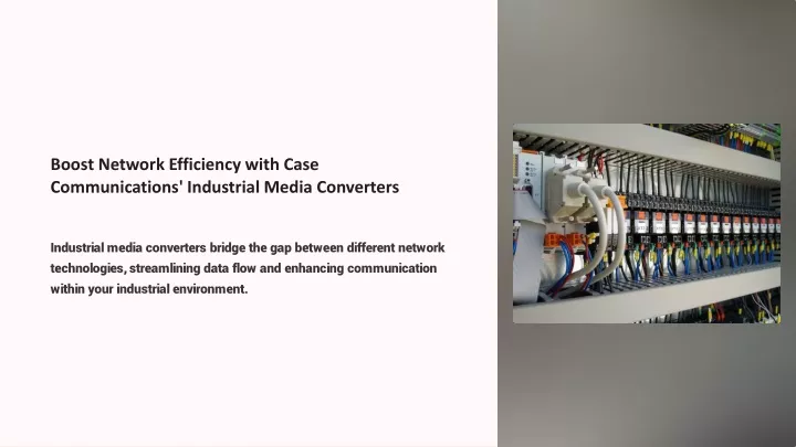 boost network efficiency with case communications