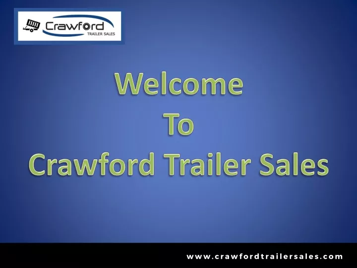 welcome t o crawford trailer sales