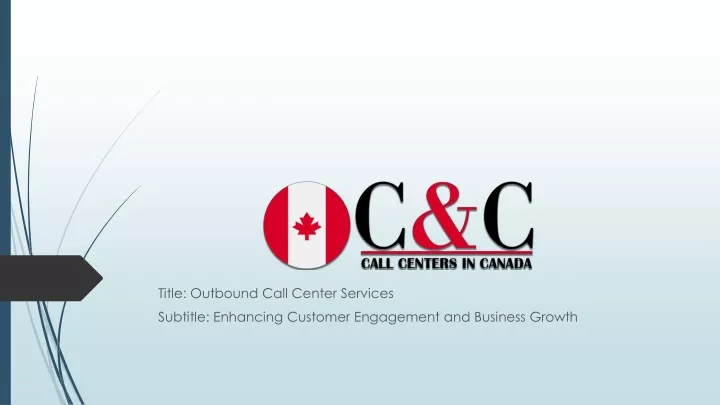 title outbound call center services subtitle enhancing customer engagement and business growth