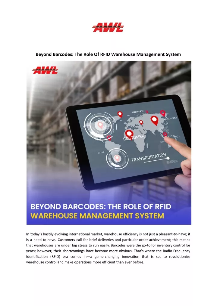 beyond barcodes the role of rfid warehouse