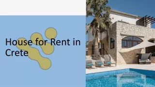House for Rent in Crete