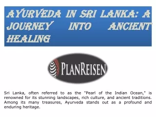 Ayurveda Sri Lanka