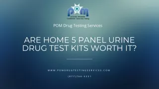 Are Home 5 Panel Urine Drug Test Kits Worth It