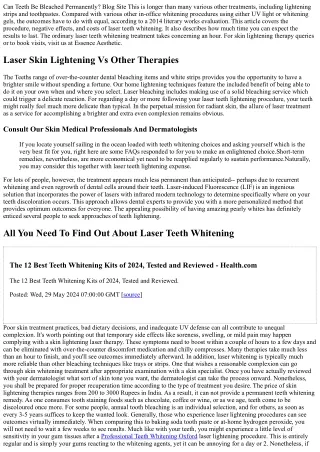 Long-term Skin Lightening Therapy Rate And Laser Treatment
