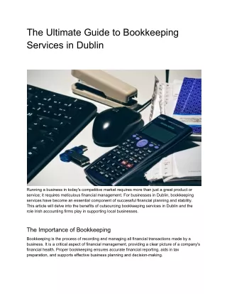 Untitled documThe Ultimate Guide to Bookkeeping Services in Dublinent