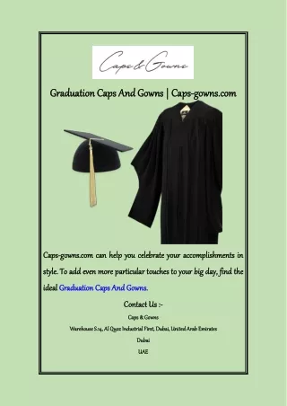 Graduation Caps And Gowns  Caps gowns com