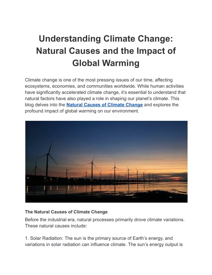 understanding climate change natural causes