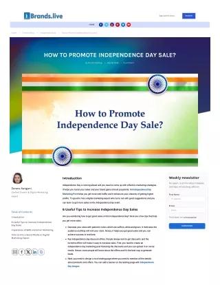 Design Vibrant Independence Day Posters Quickly and Easily with Brands.live