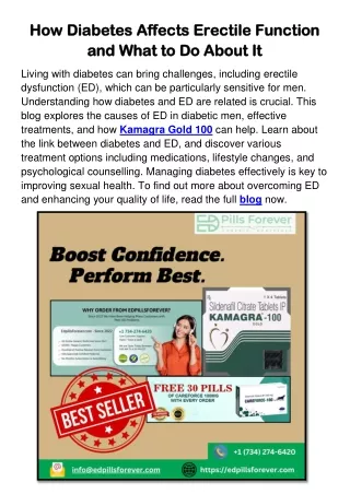 how diabetes affects erectile function