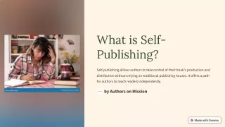 What is Self-Publishing