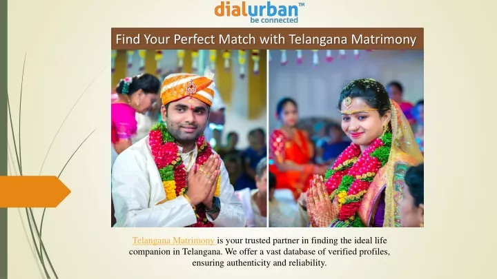 find your perfect match with telangana matrimony