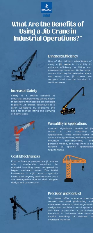 what are the benefits of using a jib crane