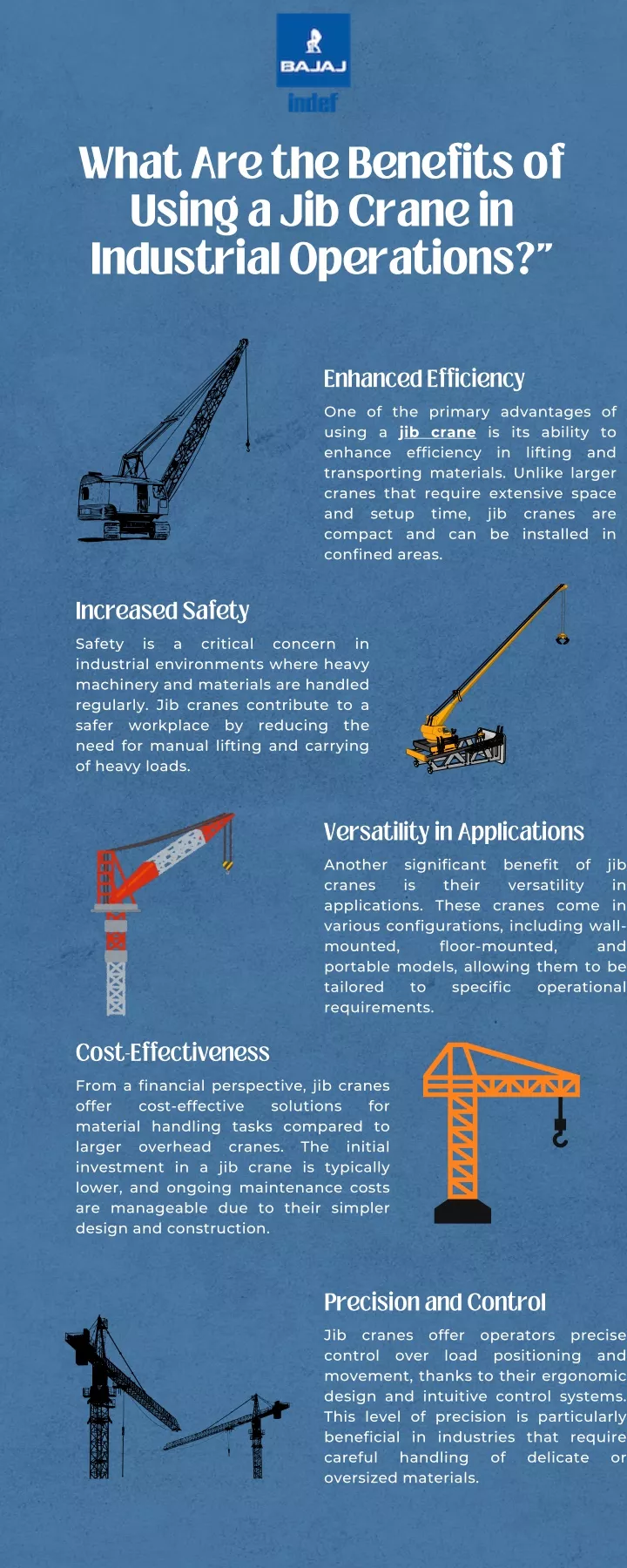 what are the benefits of using a jib crane