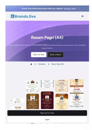 Creating a Dignified Rasam Pagri Announcement
