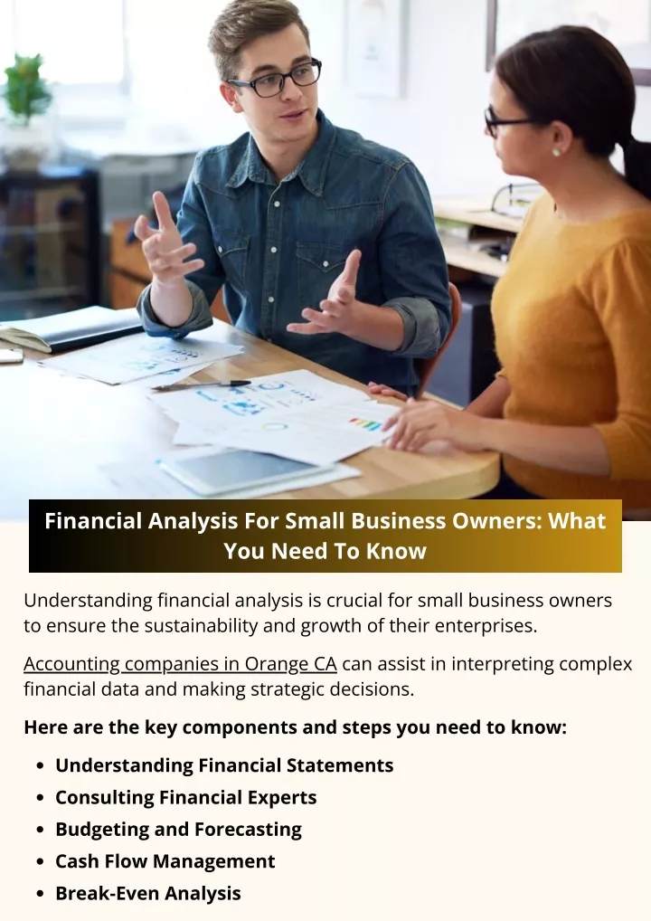 financial analysis for small business owners what