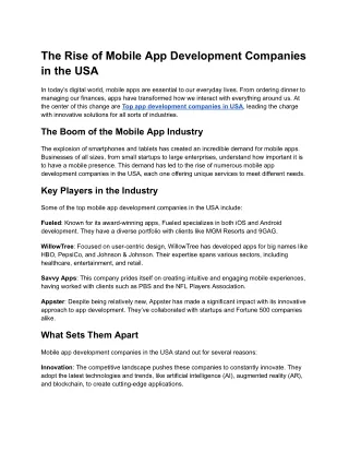 The Rise of Mobile App Development Companies in the USA (25)