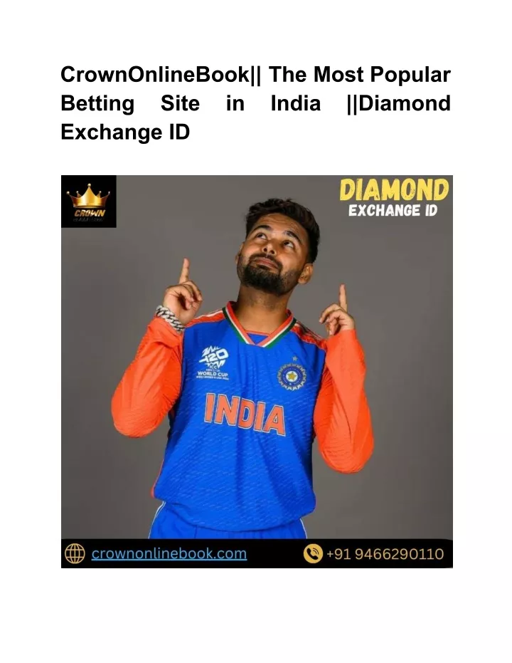 PPT - CrownOnlineBook__ The Most Popular Betting Site in India ...