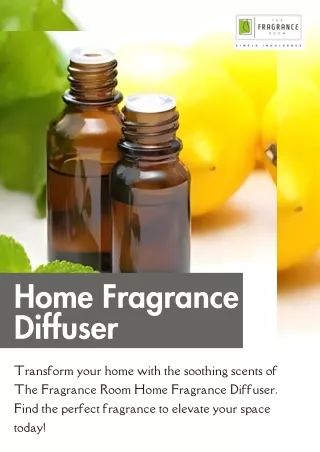 Home Fragrance Diffuser | The Fragrance Room