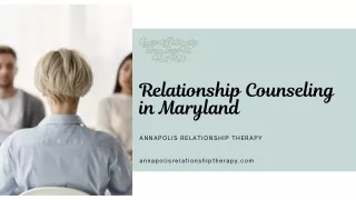 Relationship Counseling in Maryland at Annapolis Relationship Therapy