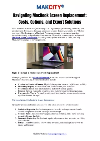 navigating macbook screen replacement costs