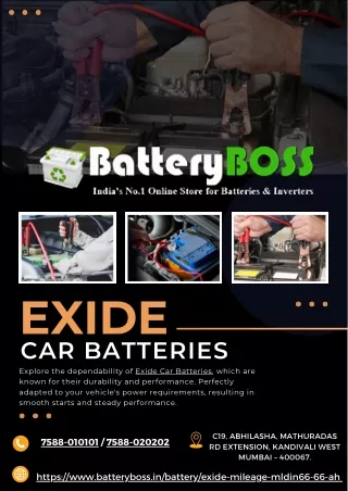 _Exide Car Batteries