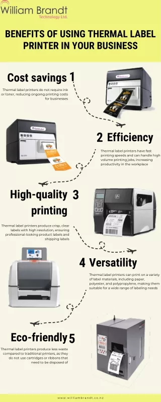 benefits of using thermal label printer in your