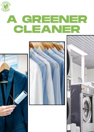 Dry Clean Delivery Julington Creek Plantation - A Greener Cleaner