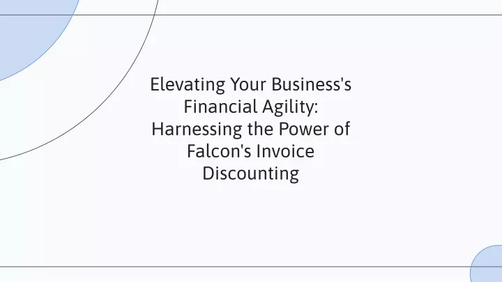 elevating your business s financial agility