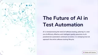 Generative AI in Software Testing - Software Testing Solutions | V2Soft