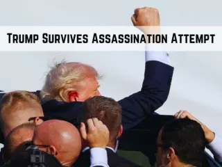 Trump survives assassination attempt