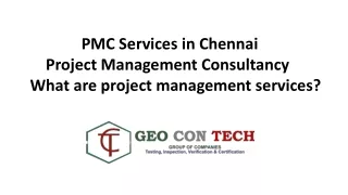 PMC Services in Chennai - Project Management Consultancy