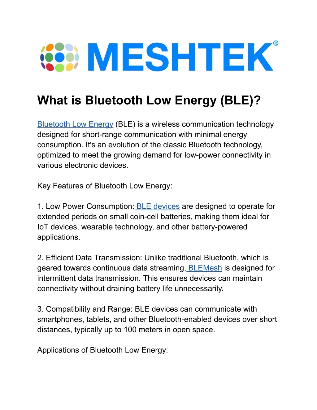 PPT - What is Bluetooth Low Energy (BLE) PowerPoint Presentation, free ...
