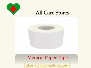 Medical Paper Tape – All Care Stores